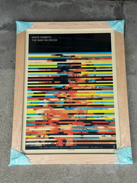 White Rabbits and The War on Drugs Framed Poster