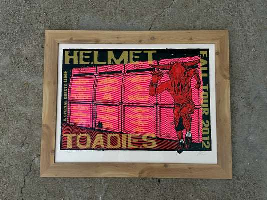 Toadies, Helmet, and Ume Framed Poster
