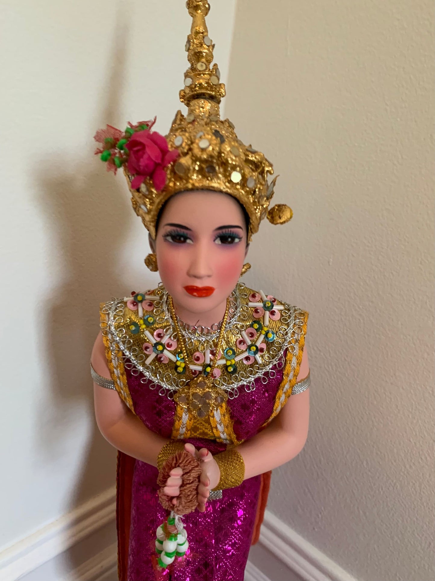 Vintage Thai Dancer Doll