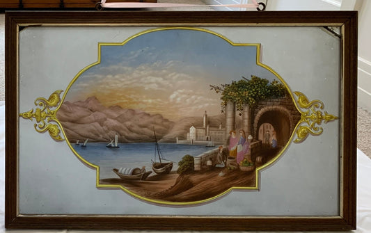 Antique Painted Glass