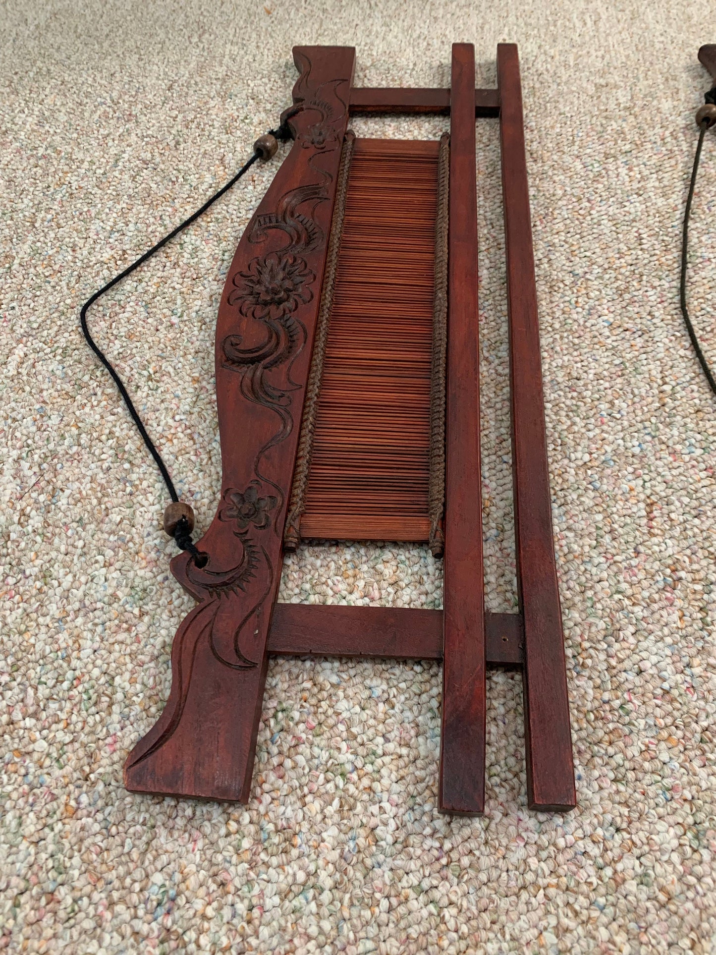 Antique Silk Looms, set of 3