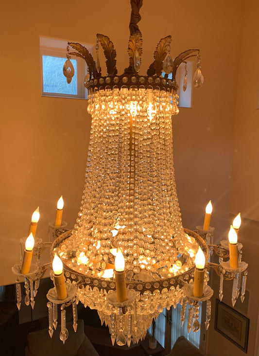 Antique French Chandelier - FIRE SALE